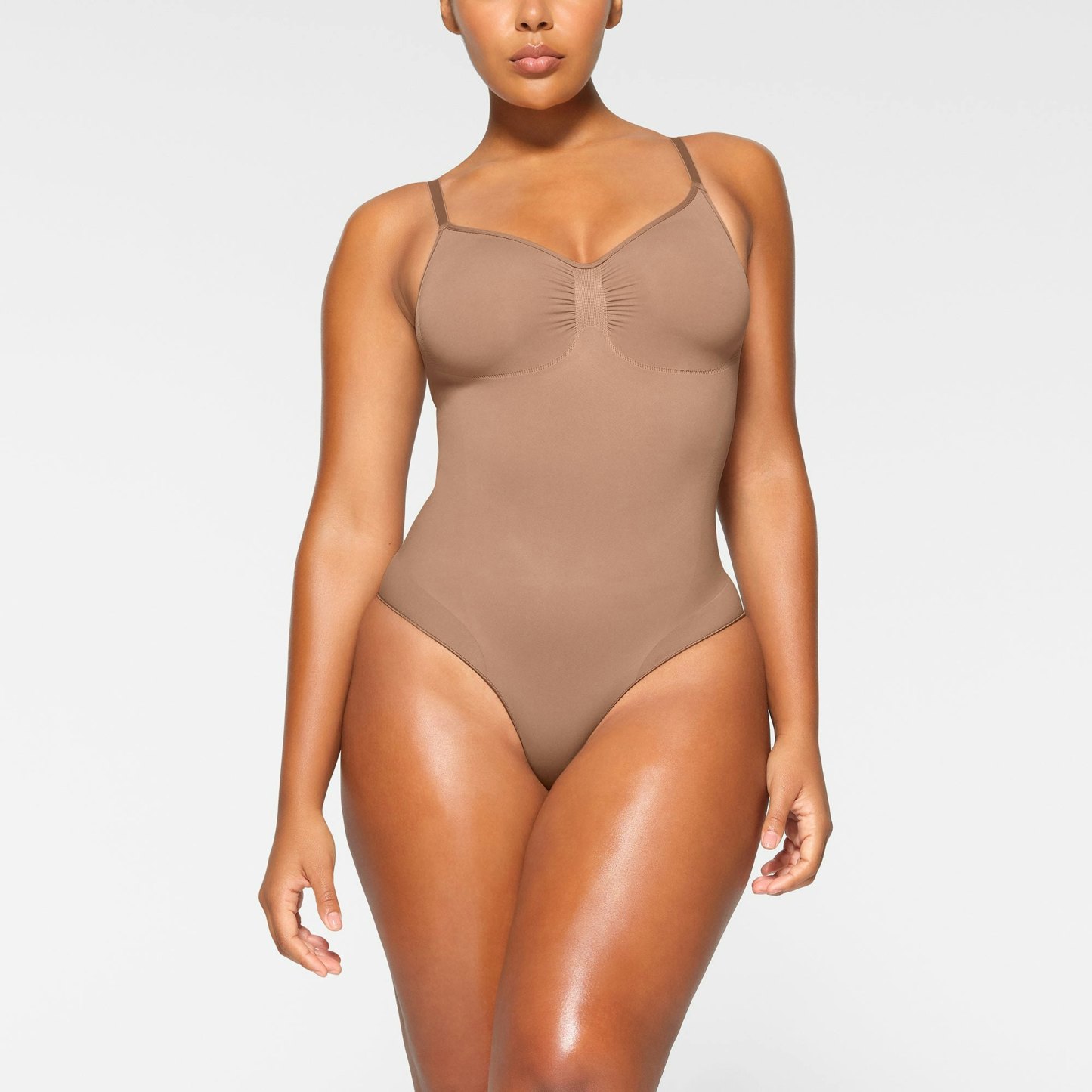 SEAMLESS SCULPT BRIEF BODYSUIT - SIENNA