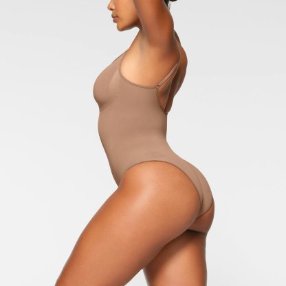 SEAMLESS SCULPT BRIEF BODYSUIT - SIENNA