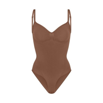 SEAMLESS SCULPT BRIEF BODYSUIT - JASPER