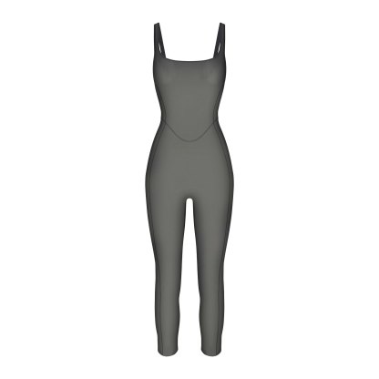 POWER MESH SHAPEWEAR CATSUIT - ONYX