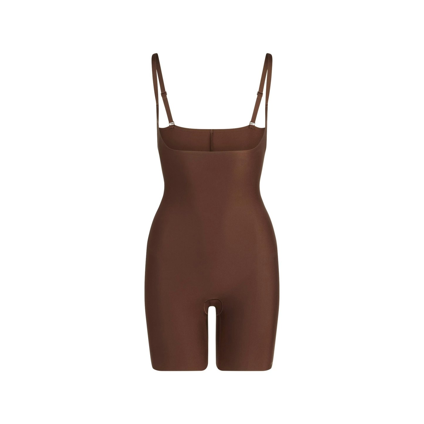 SKIMS BODY CORE SCULPT OPEN BUST MID THIGH BODYSUIT - COCOA
