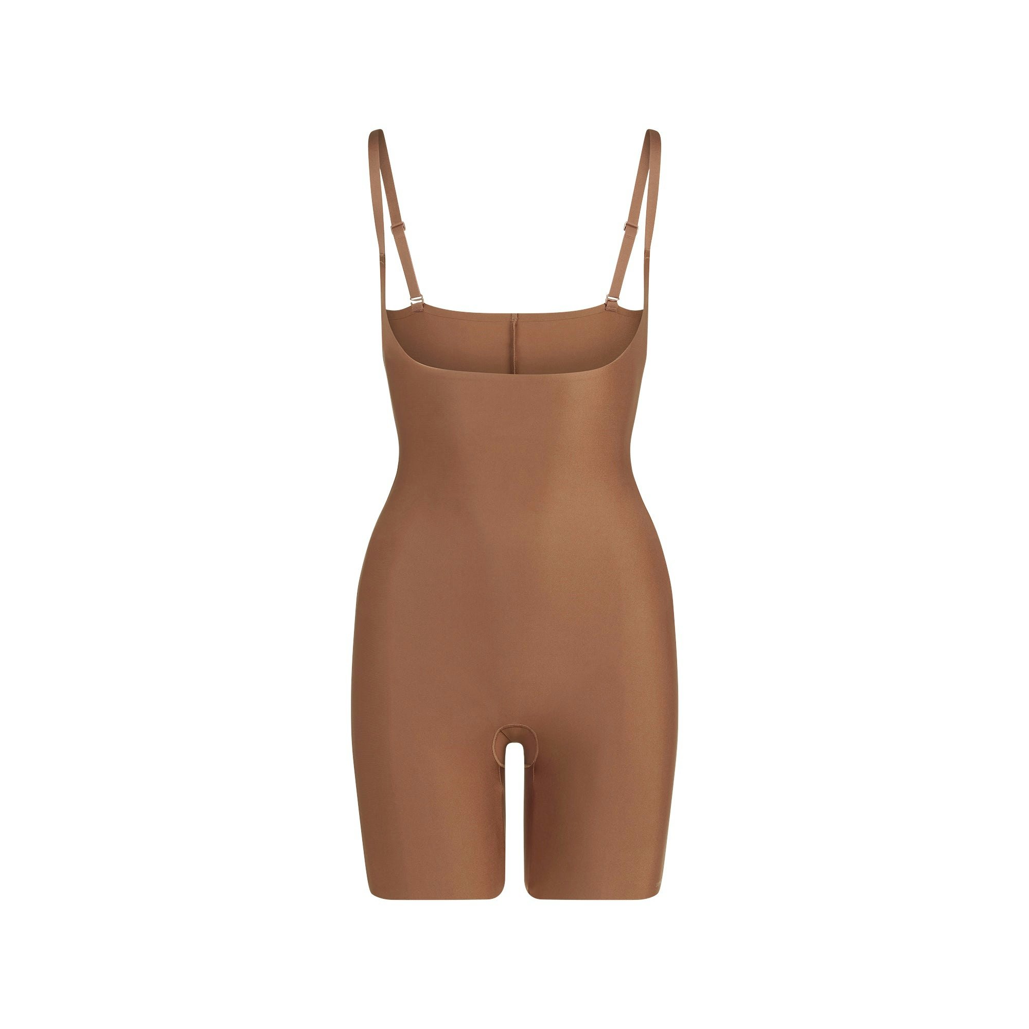 SKIMS BODY CORE SCULPT OPEN BUST MID THIGH BODYSUIT - JASPER