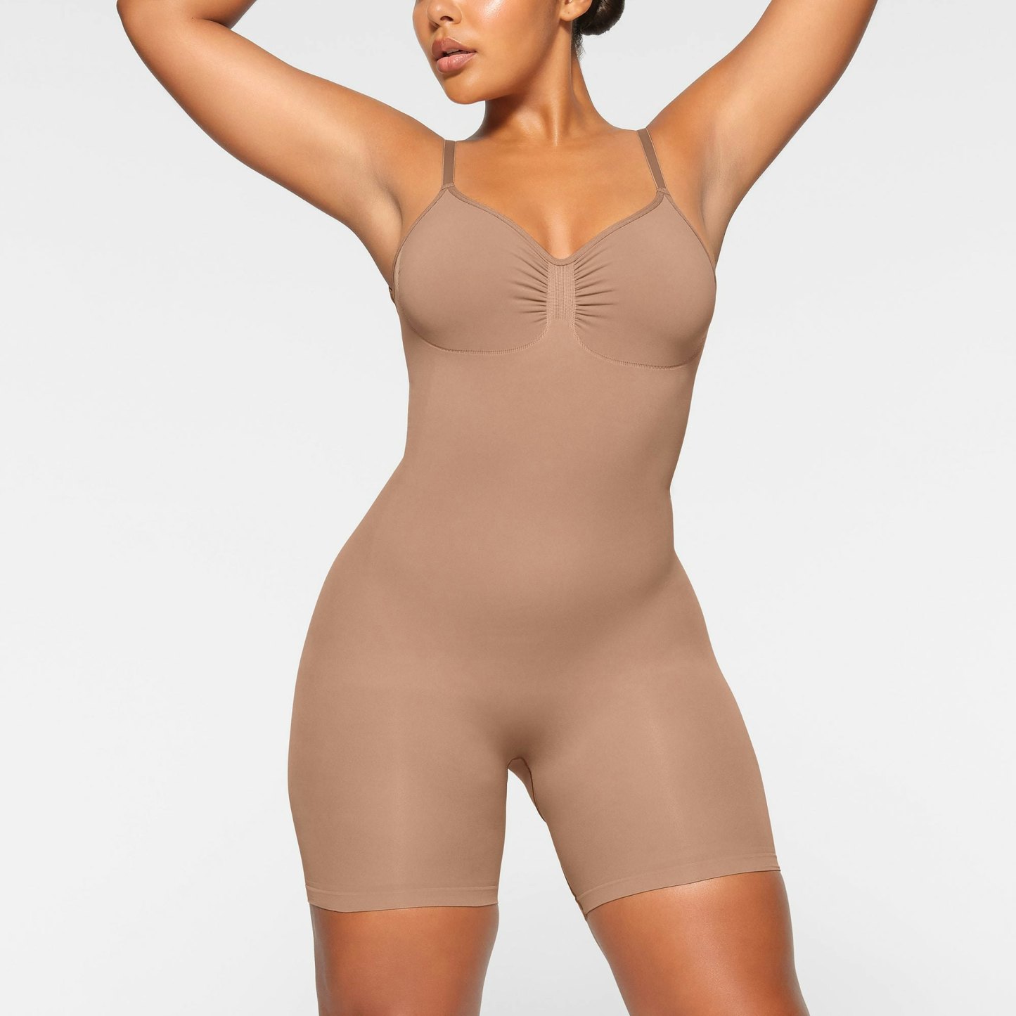 SEAMLESS SCULPT LOW BACK MID THIGH BODYSUIT - SIENNA