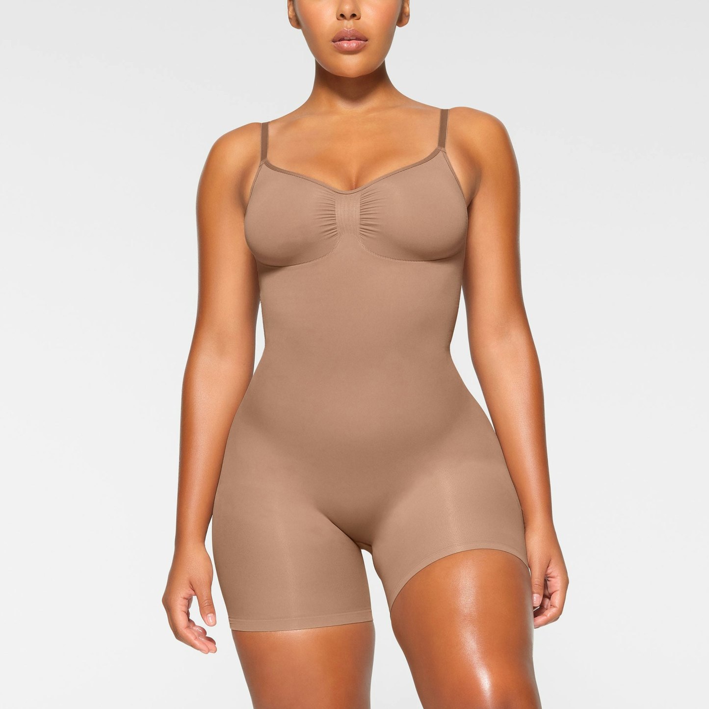 SEAMLESS SCULPT MID THIGH BODYSUIT - SIENNA