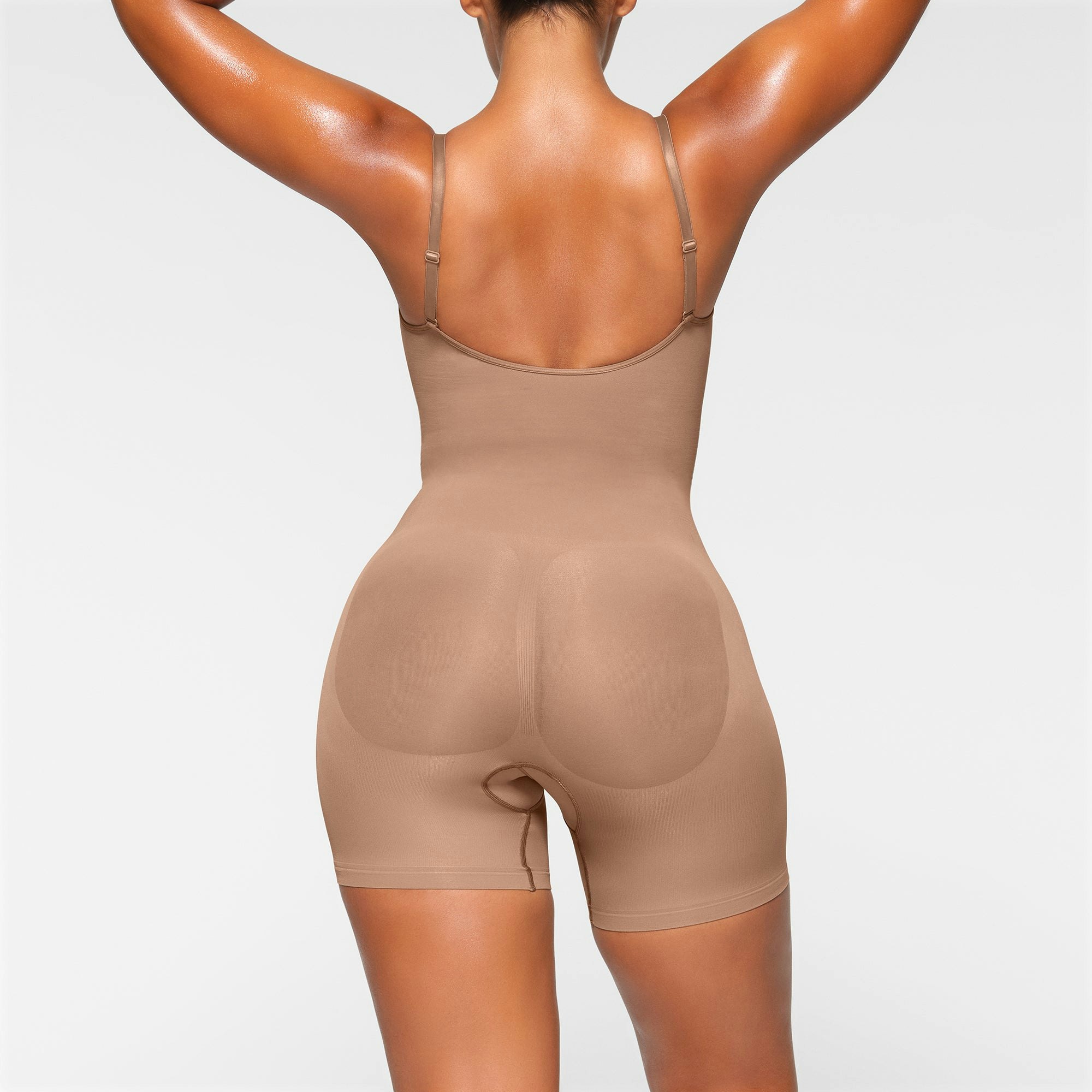 SEAMLESS SCULPT MID THIGH BODYSUIT - SIENNA