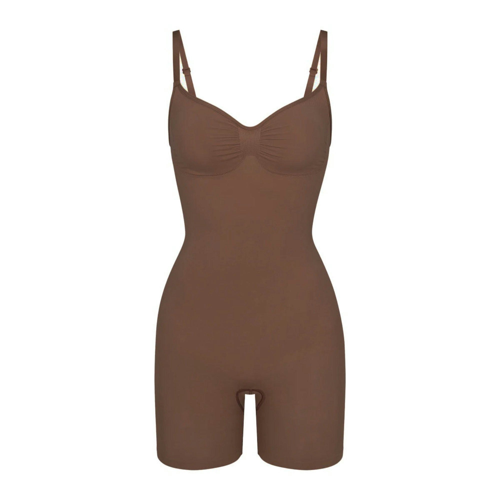 SEAMLESS SCULPT MID THIGH BODYSUIT - JASPER
