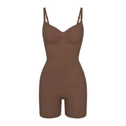 SEAMLESS SCULPT MID THIGH BODYSUIT - JASPER