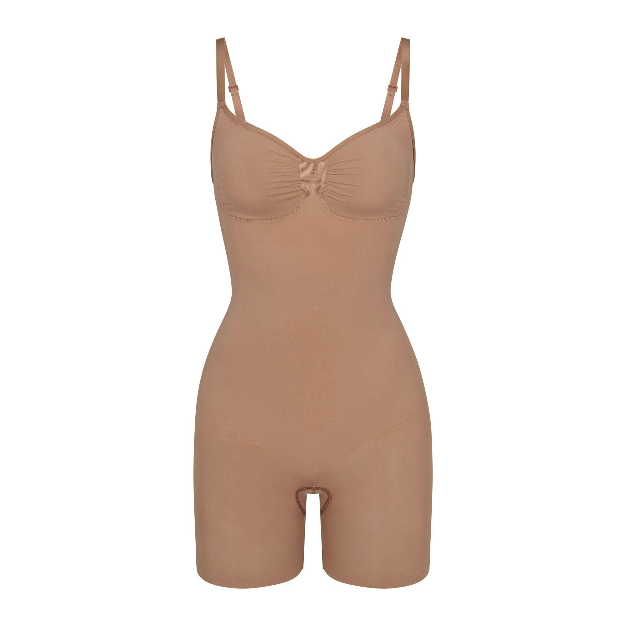 SEAMLESS SCULPT MID THIGH BODYSUIT - SIENNA