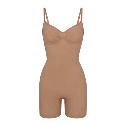 SEAMLESS SCULPT MID THIGH BODYSUIT - SIENNA