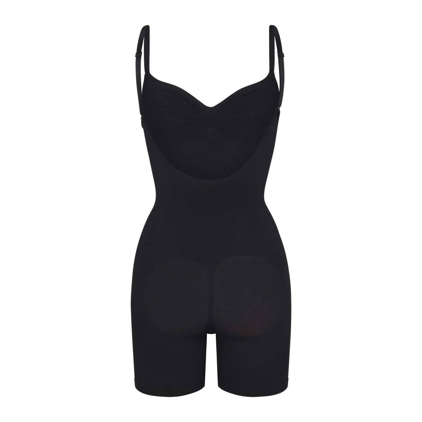 SEAMLESS SCULPT LOW BACK MID THIGH BODYSUIT - ONYX