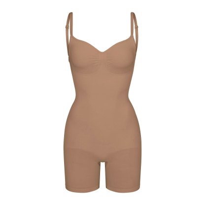 SEAMLESS SCULPT LOW BACK MID THIGH BODYSUIT - SIENNA