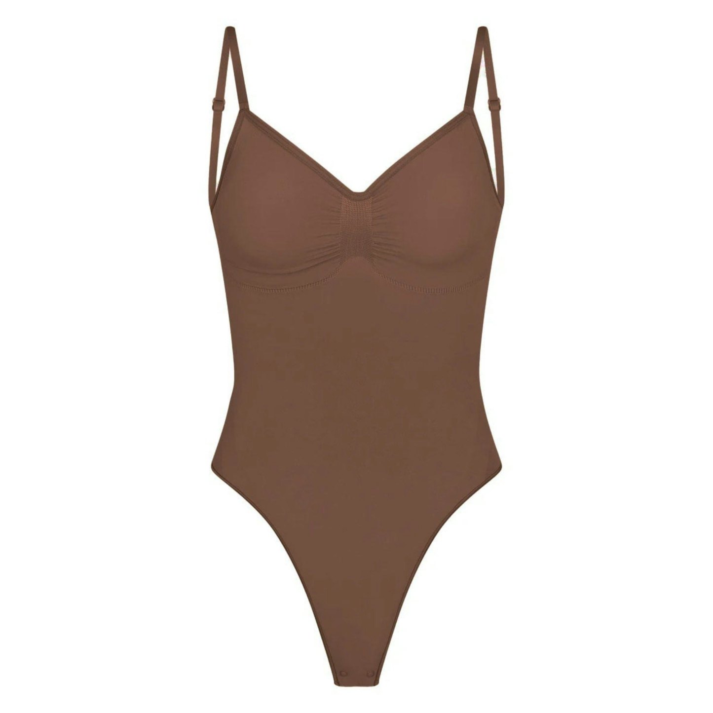 SEAMLESS SCULPT LOW BACK THONG BODYSUIT - JASPER