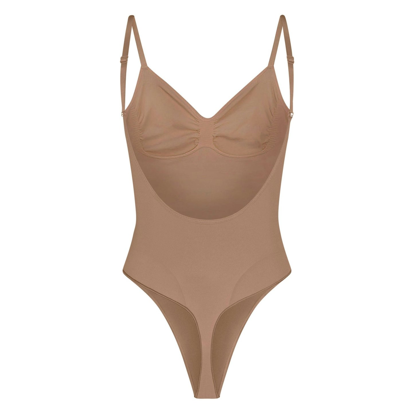 SEAMLESS SCULPT LOW BACK THONG BODYSUIT - SIENNA
