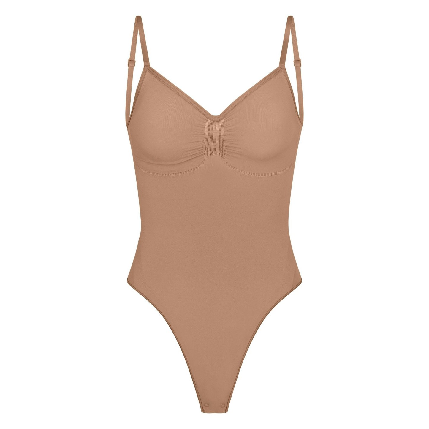 SEAMLESS SCULPT LOW BACK THONG BODYSUIT - SIENNA
