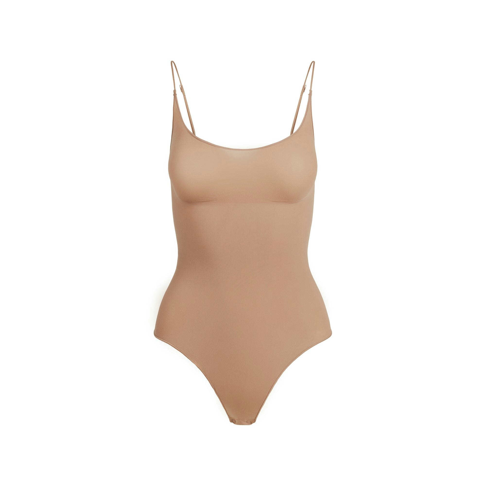 SHEER SEAMLESS THONG BODYSUIT - SIENNA