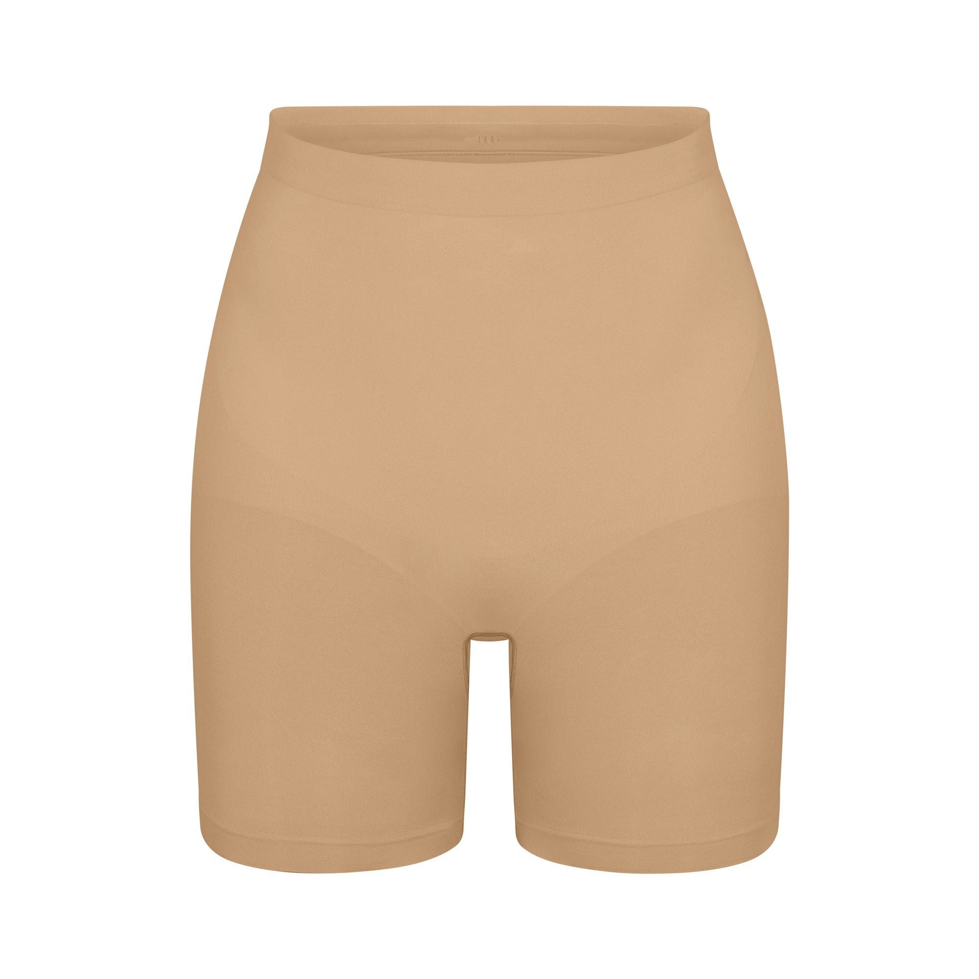 SEAMLESS SCULPT MID THIGH SHORT - CLAY