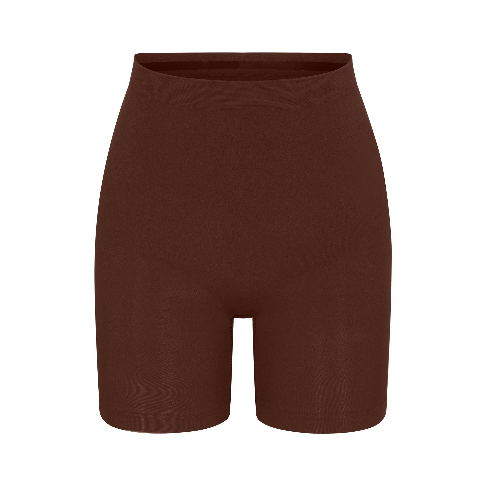 SEAMLESS SCULPT MID THIGH SHORT - COCOA