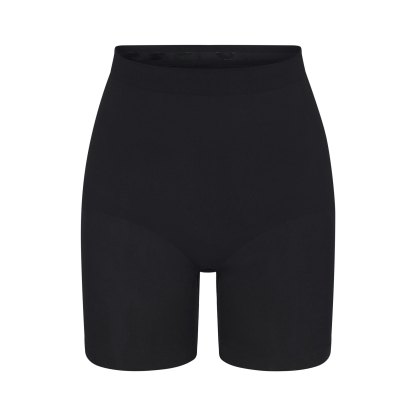 SEAMLESS SCULPT MID THIGH SHORT - ONYX