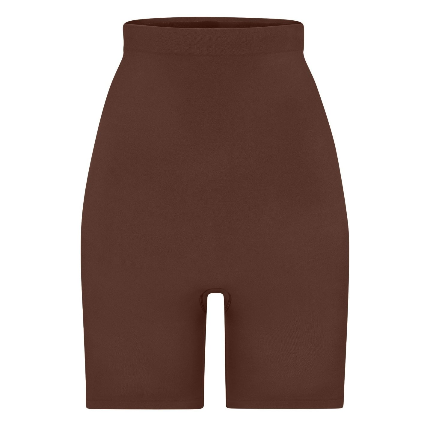 SEAMLESS SCULPT HIGH-WAISTED ABOVE THE KNEE SHORT - COCOA