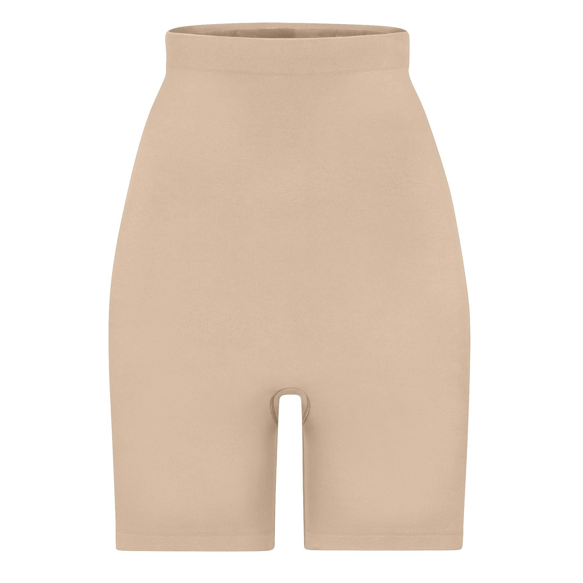 SEAMLESS SCULPT HIGH-WAISTED ABOVE THE KNEE SHORT - MICA