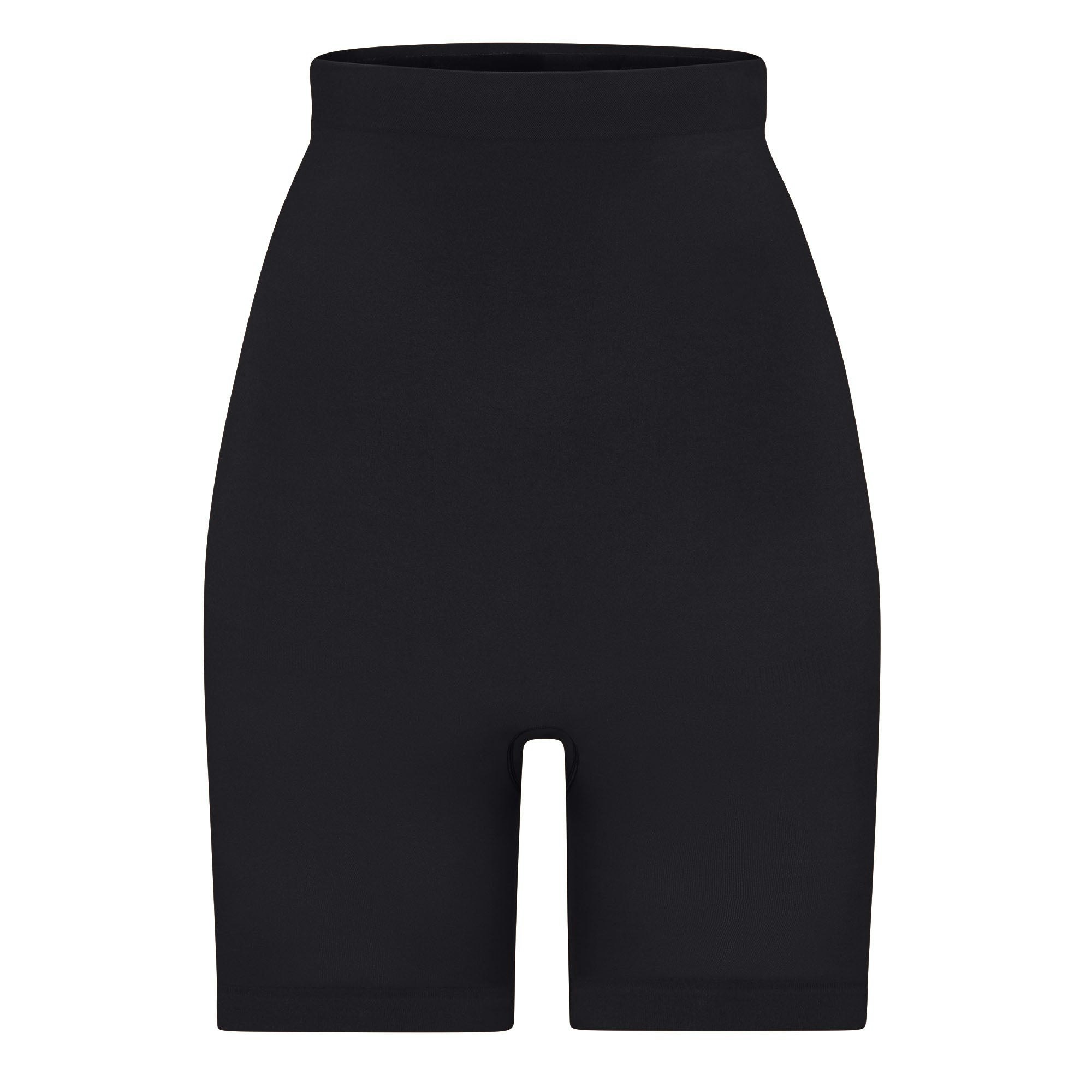 SEAMLESS SCULPT HIGH-WAISTED ABOVE THE KNEE SHORT - ONYX