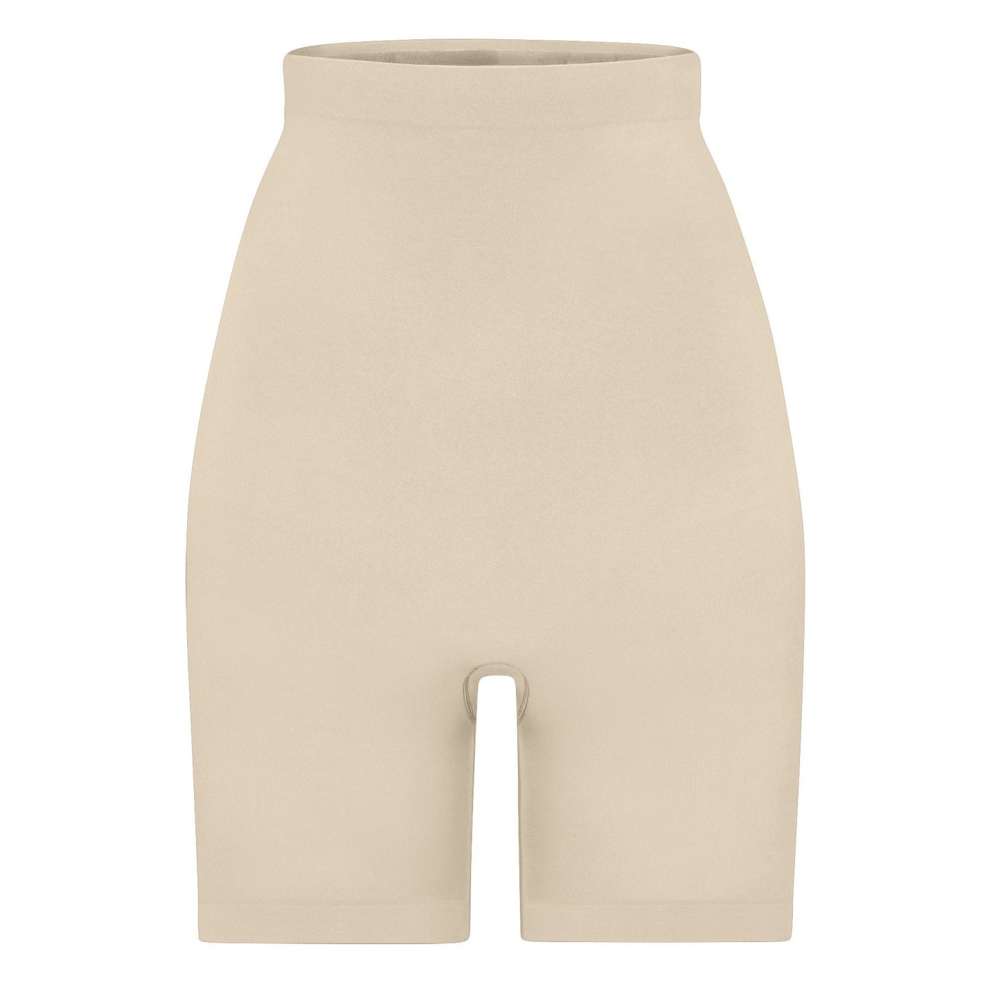 SEAMLESS SCULPT HIGH-WAISTED ABOVE THE KNEE SHORT - SAND