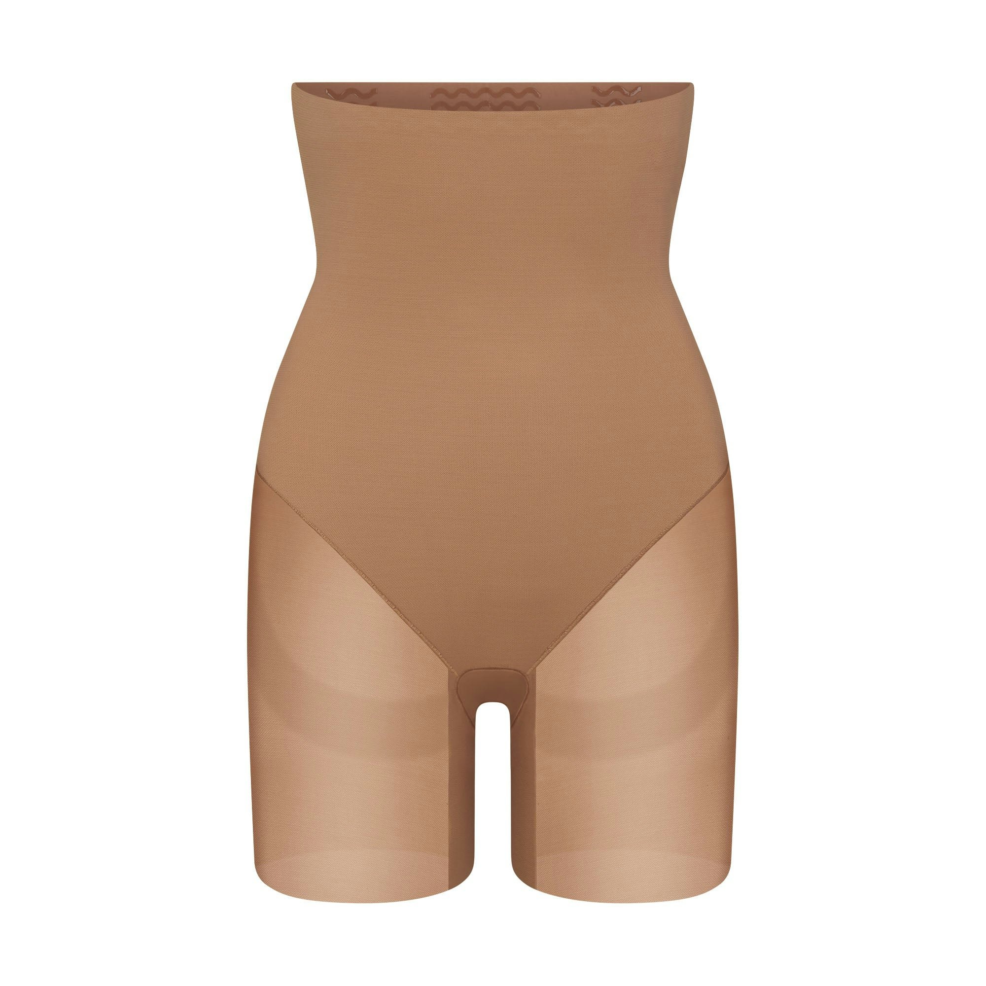 POWER MESH SHAPEWEAR CORE SCULPT HIGH-WAISTED MID THIGH SHORT - SIENNA