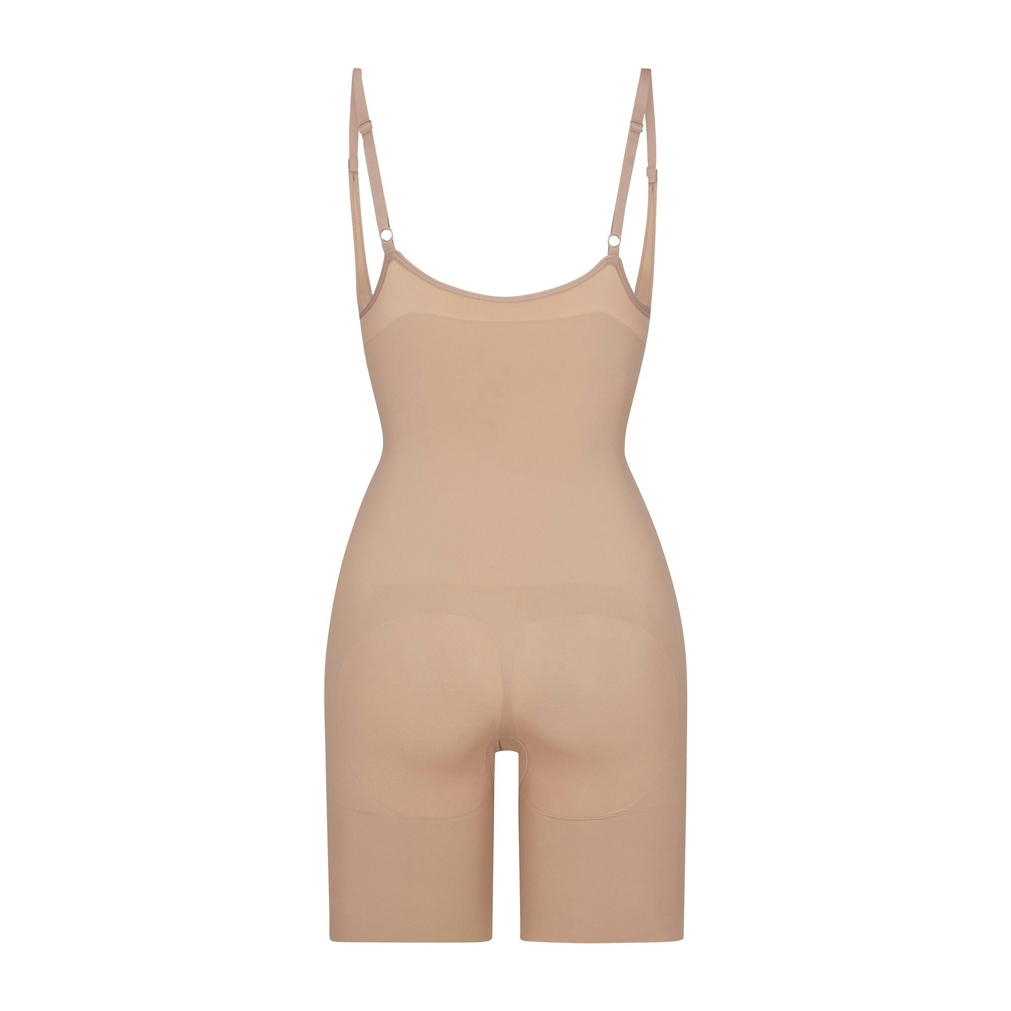 SEAMLESS SCULPT BUTT LIFTING OPEN BUST BODYSUIT - CLAY