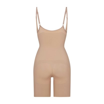 SEAMLESS SCULPT BUTT LIFTING OPEN BUST BODYSUIT - CLAY