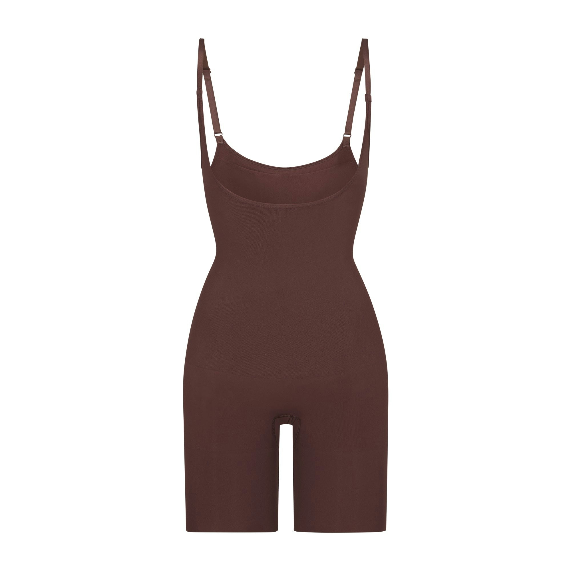 SEAMLESS SCULPT BUTT LIFTING OPEN BUST BODYSUIT - COCOA