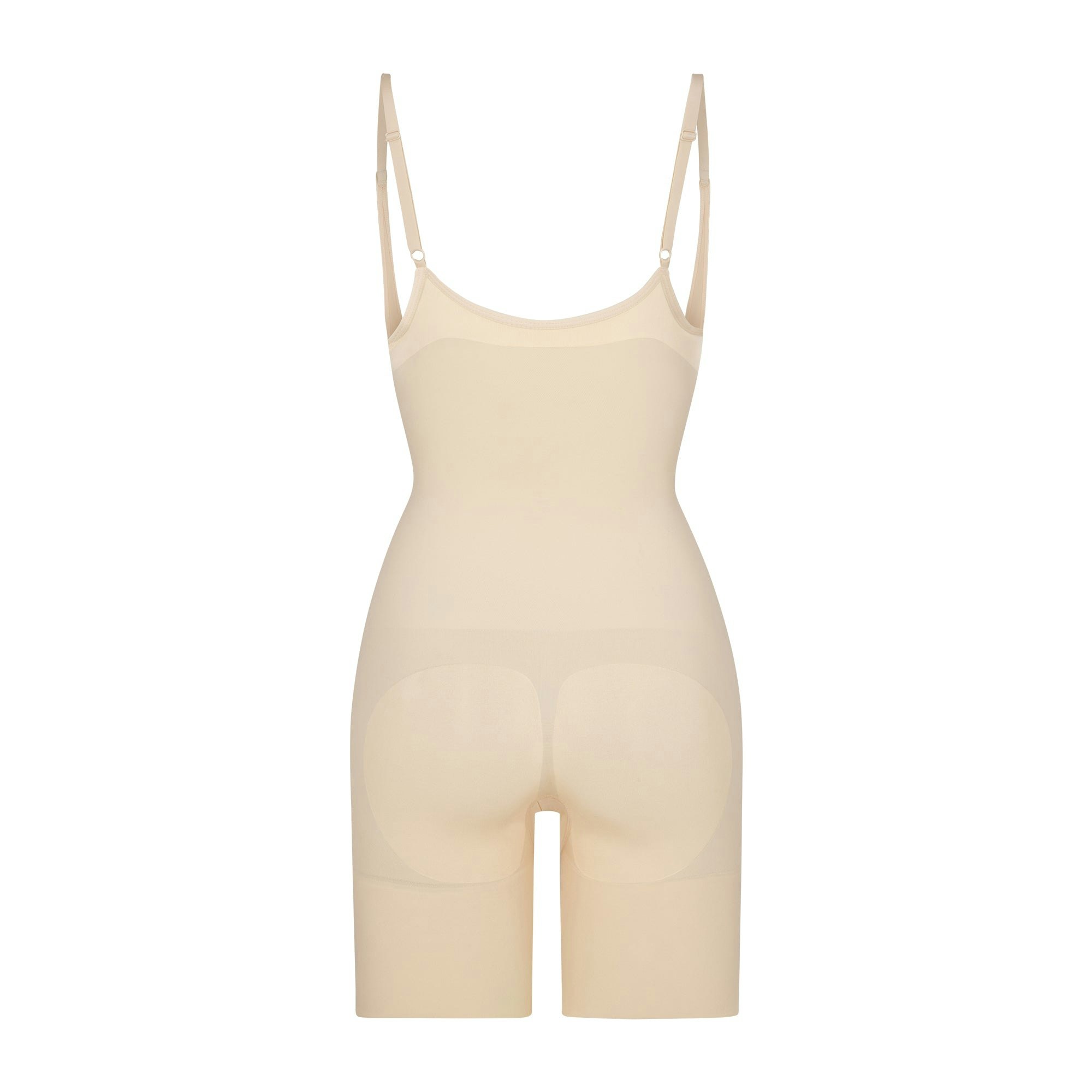 SEAMLESS SCULPT BUTT LIFTING OPEN BUST BODYSUIT - SAND