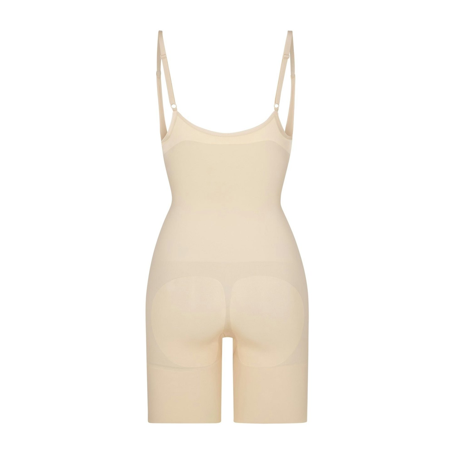 SEAMLESS SCULPT BUTT LIFTING OPEN BUST BODYSUIT - SAND