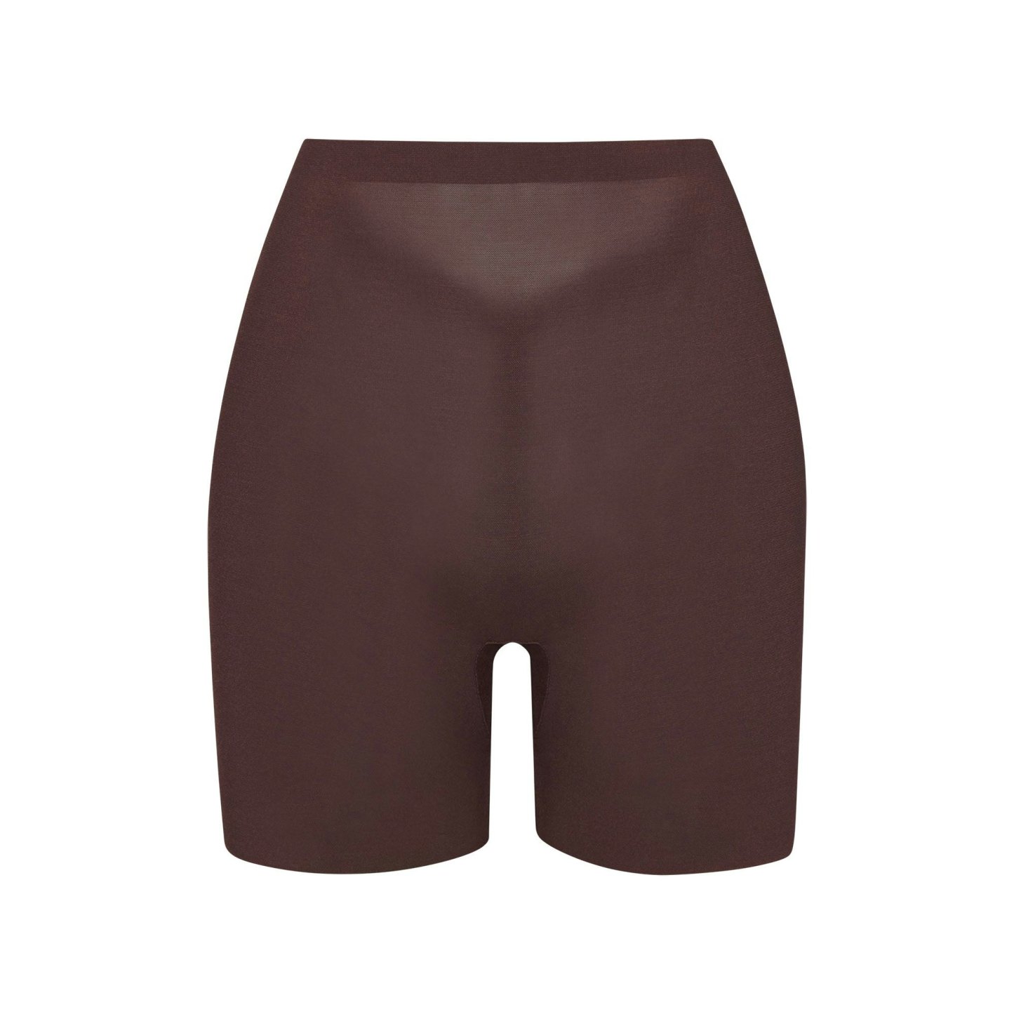 SHEER SCULPT LOW BACK SHORT - COCOA