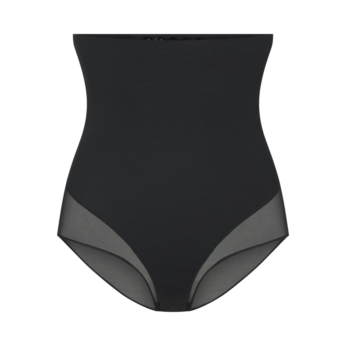 POWER MESH SHAPEWEAR CORE SCULPT HIGH-WAISTED BRIEF - ONYX