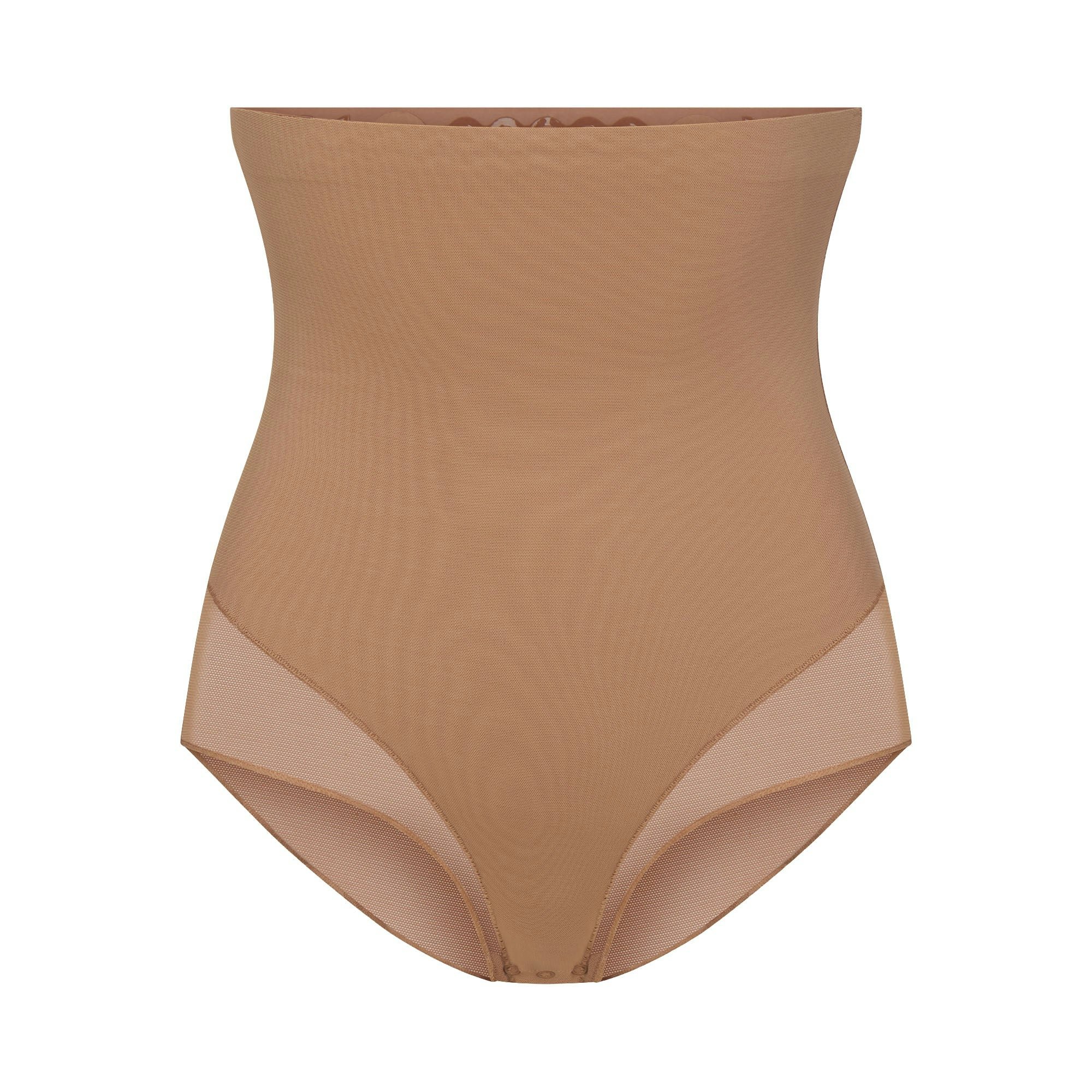 POWER MESH SHAPEWEAR CORE SCULPT HIGH-WAISTED BRIEF - SIENNA