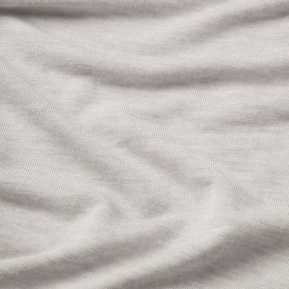 SHEER MODAL CARDIGAN WITH COVERED BUTTONS - HEATHER GREY - image 5