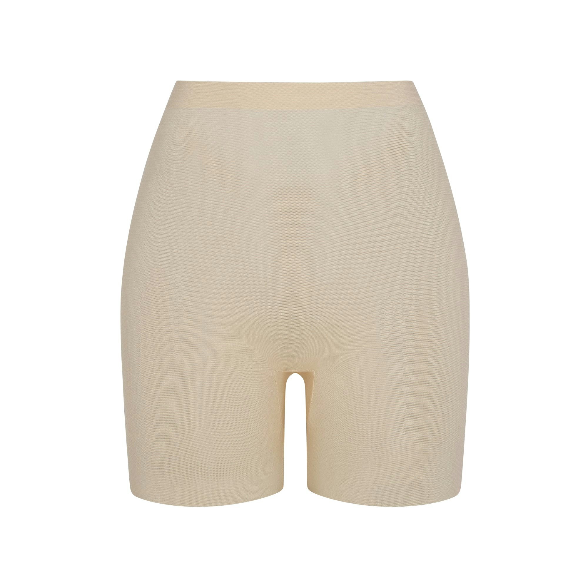 SHEER SCULPT LOW BACK SHORT - SAND