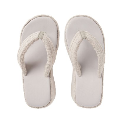 TERRY PLATFORM SANDAL - STONE