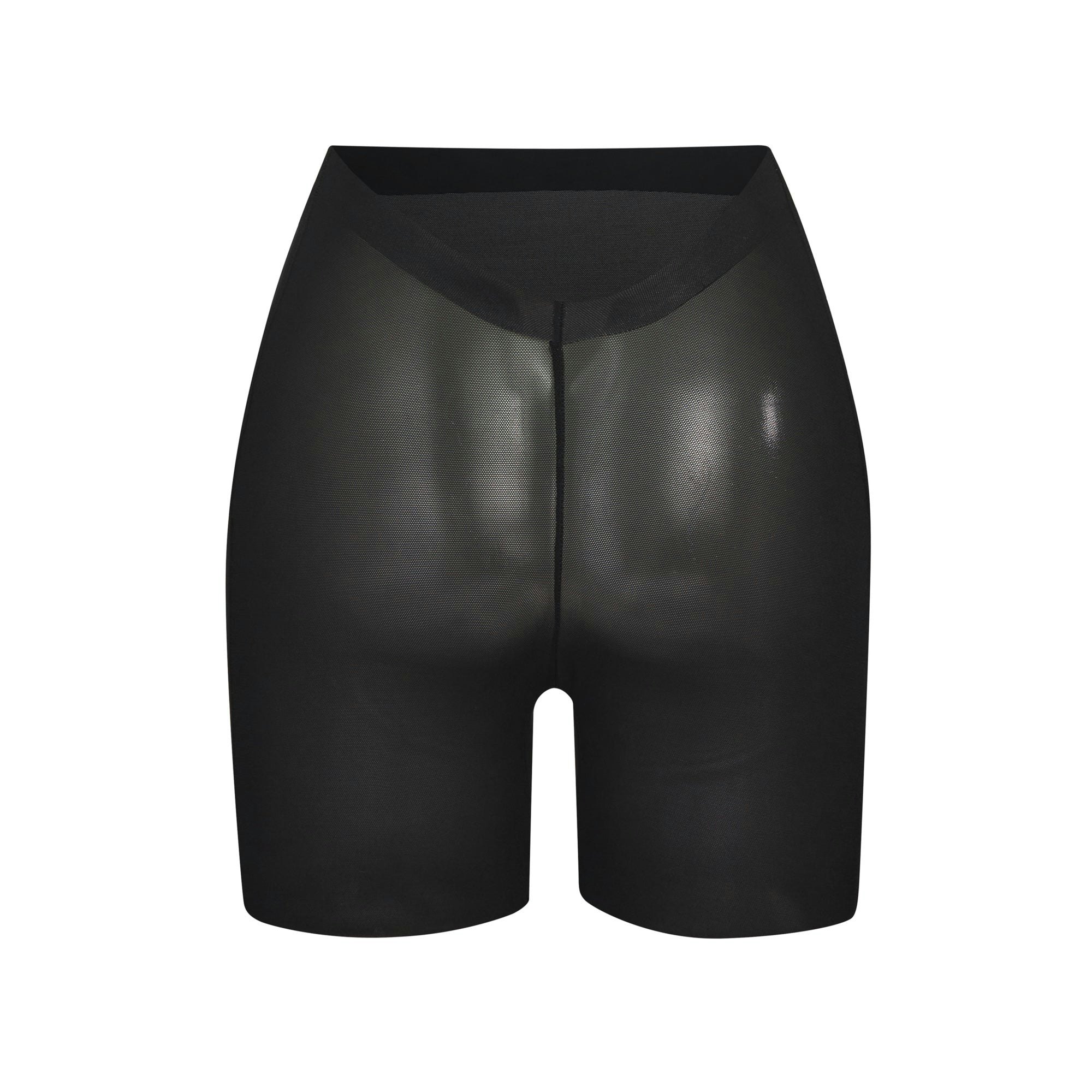 SHEER SCULPT LOW BACK SHORT - ONYX