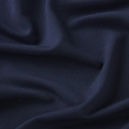 COTTON JERSEY MATERNITY FOLDOVER PANT - NAVY - image 5