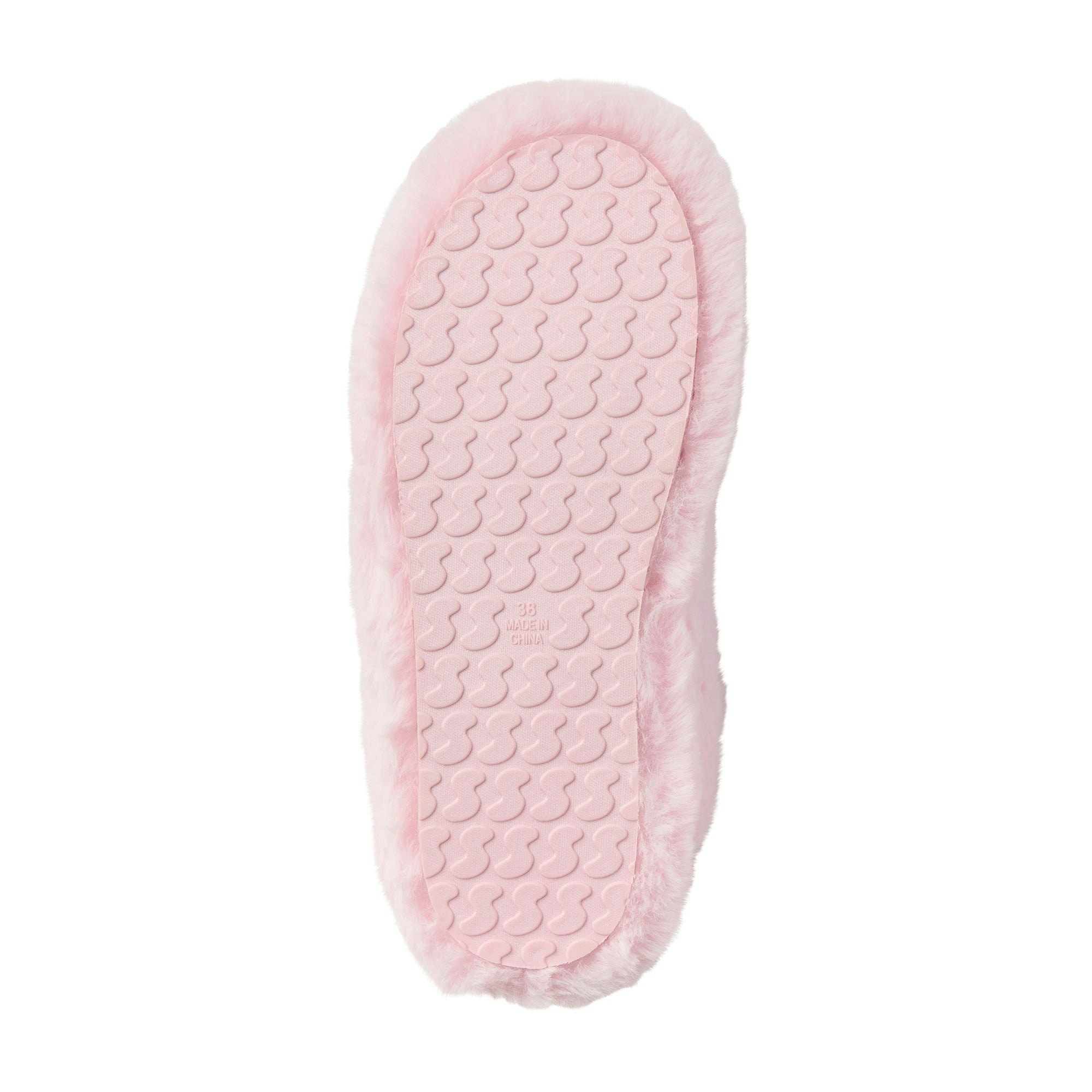 FAUX FUR SLIPPER - CHERRY BLOSSOM