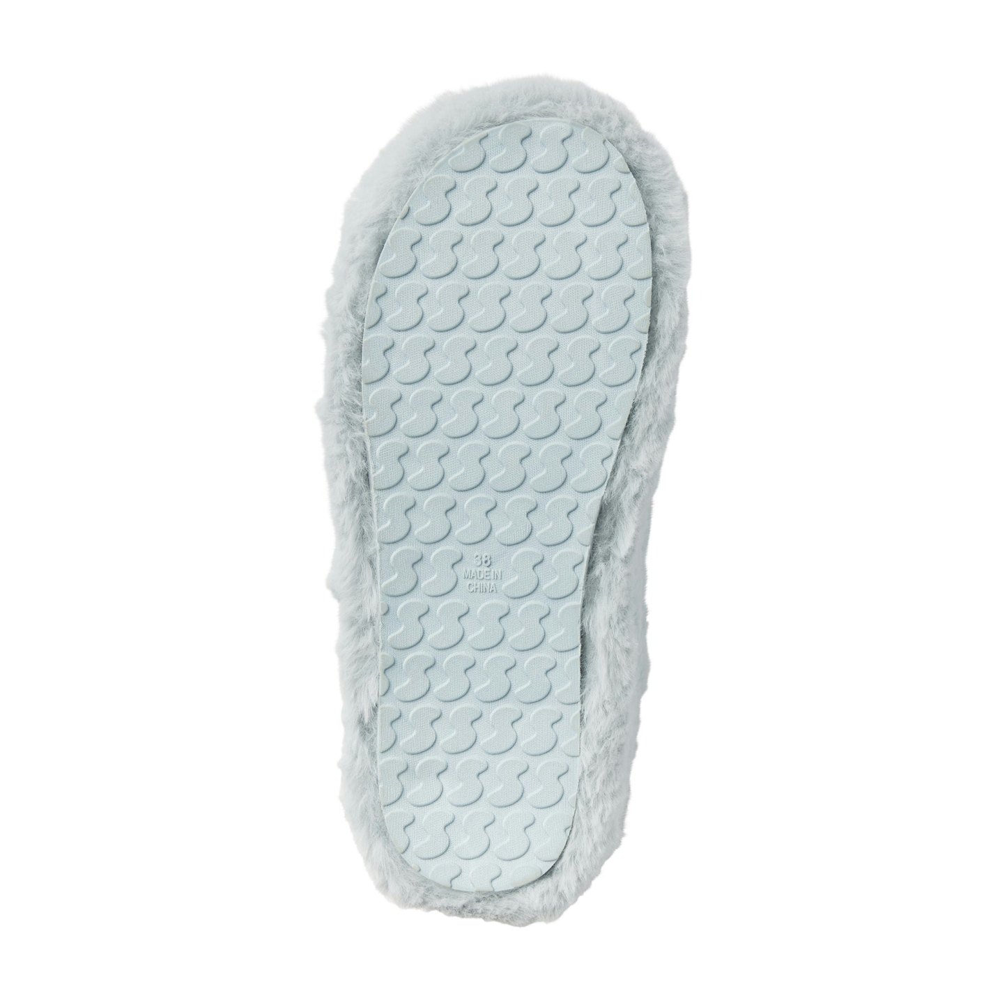 FAUX FUR SLIPPER - ZEN BLUE