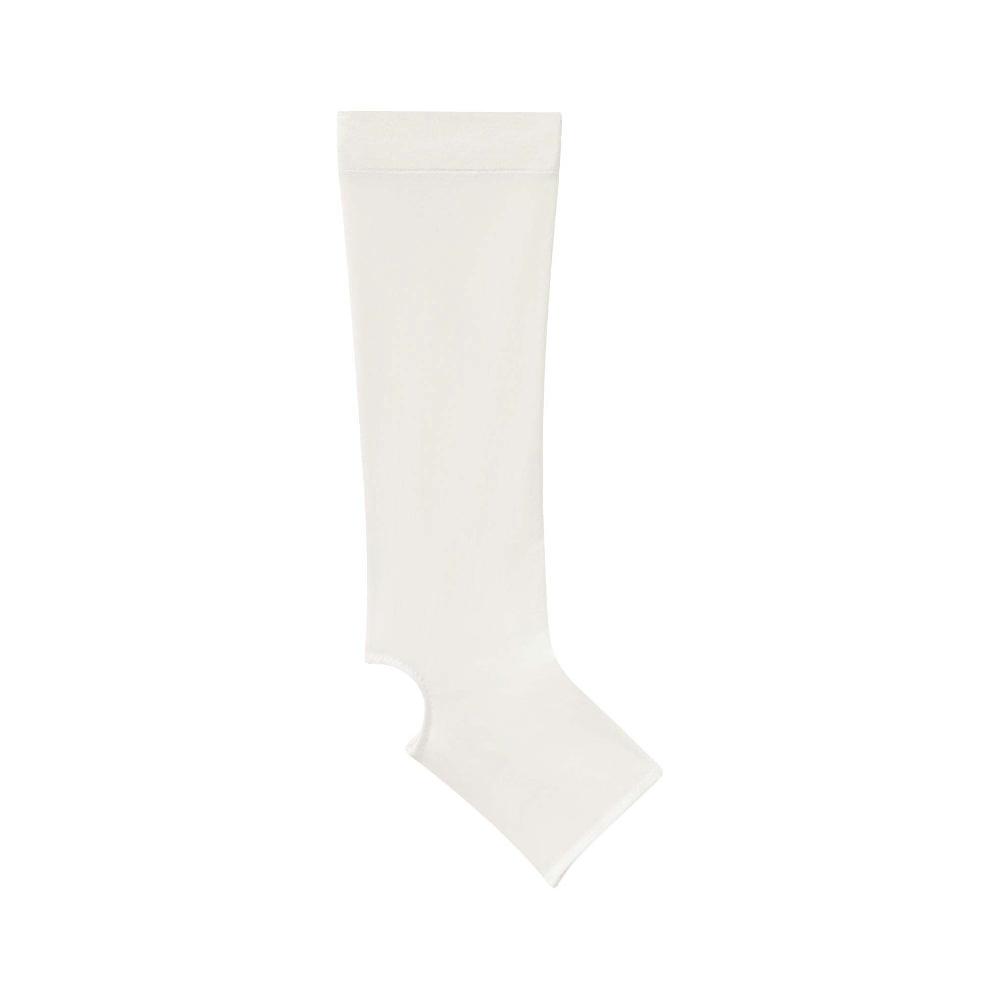 HOSIERY OPEN TOE KNEE HIGH SOCK - SNOW - image 4