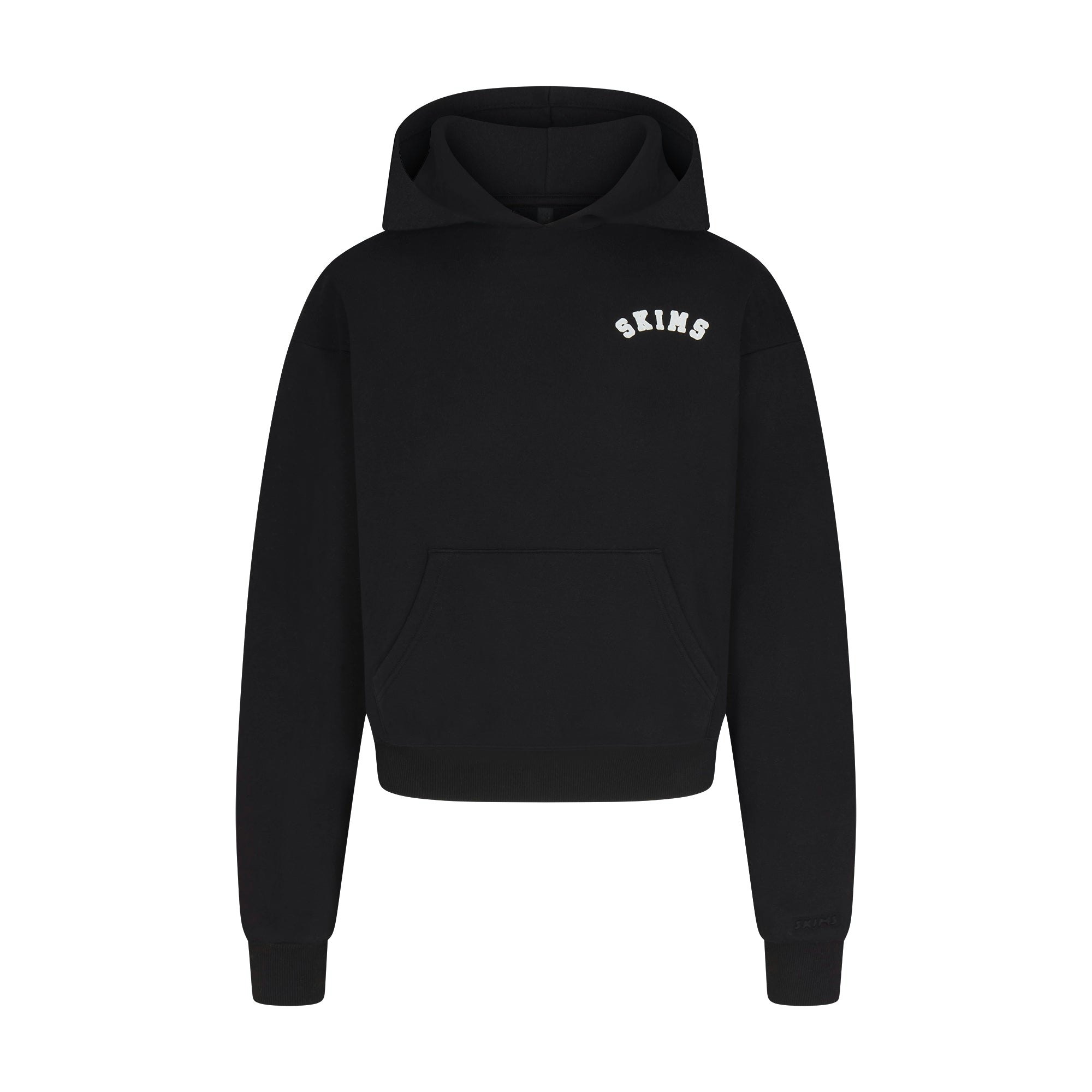 COTTON FLEECE LOGO CLASSIC HOODIE - SNOW ARCHED LOGO PATCH - image 5