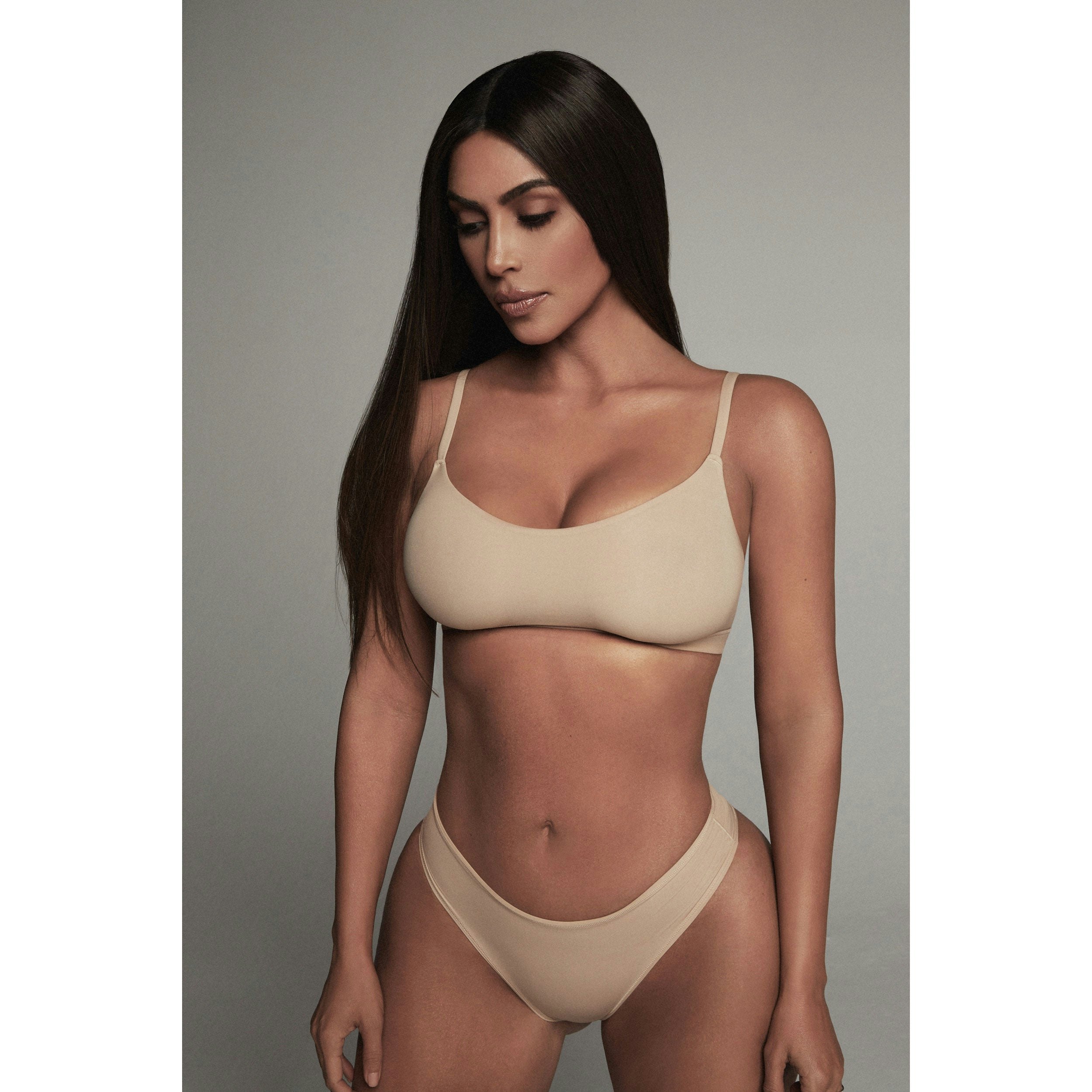 FITS EVERYBODY DIPPED FRONT THONG - ONYX