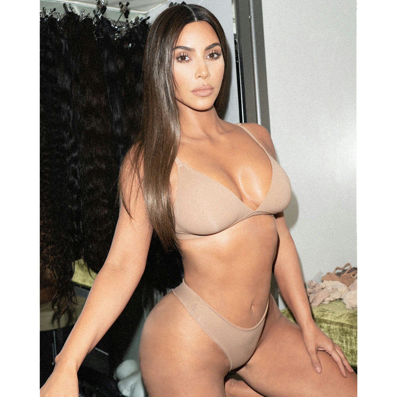FITS EVERYBODY DIPPED FRONT THONG - ONYX