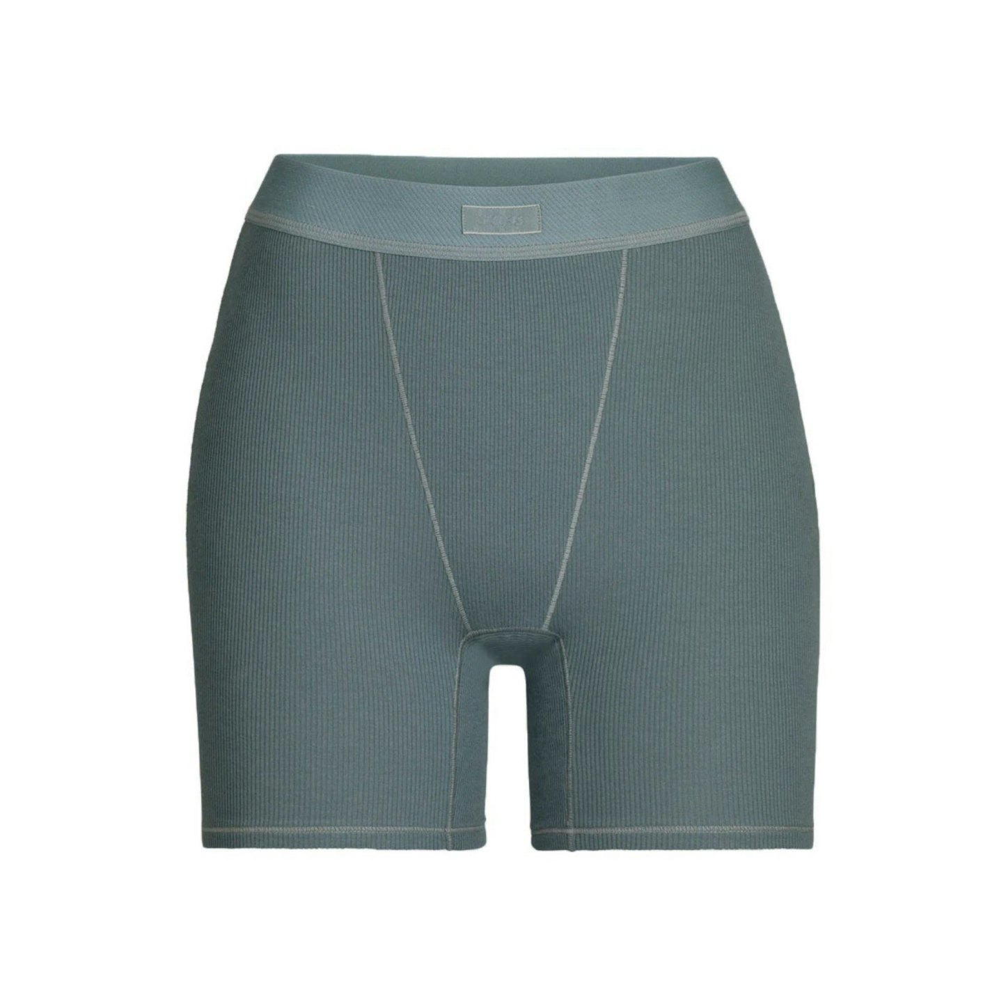 COTTON RIB BOXER - KYANITE