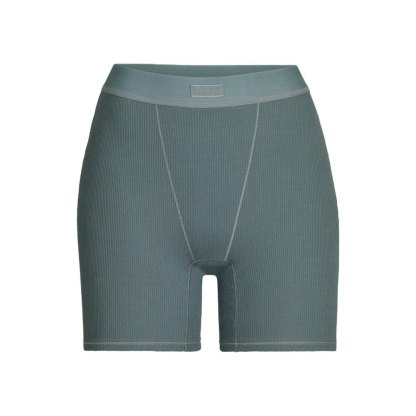 COTTON RIB BOXER - KYANITE