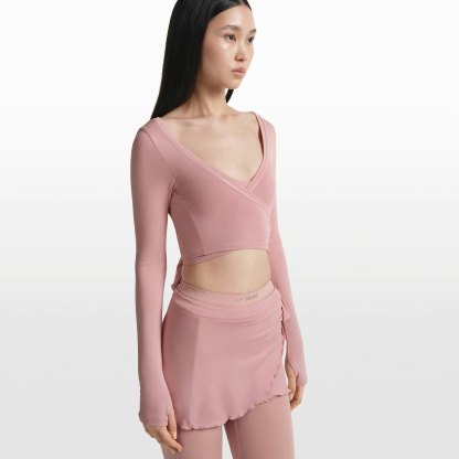 NikeSKIMS STRETCH KNIT WRAP SKIRT - HIMALAYAN - image 18