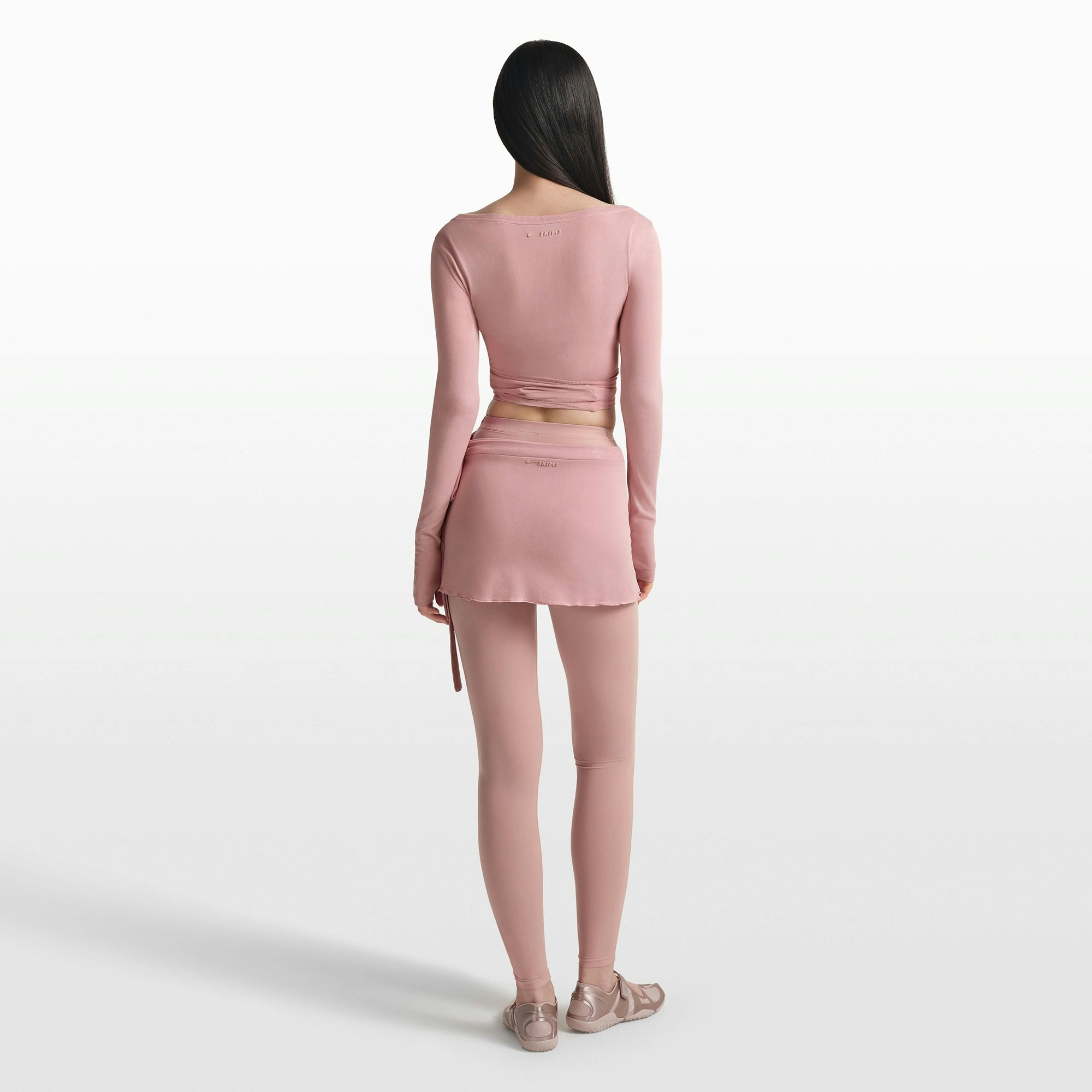 NikeSKIMS STRETCH KNIT WRAP SKIRT - HIMALAYAN - image 20